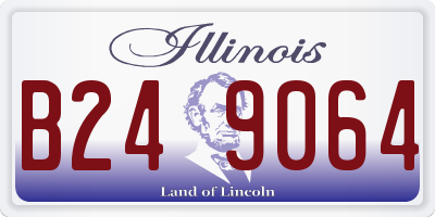 IL license plate B249064