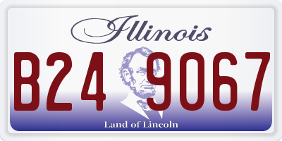 IL license plate B249067