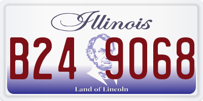 IL license plate B249068