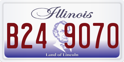 IL license plate B249070