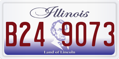 IL license plate B249073