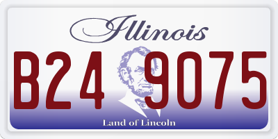 IL license plate B249075