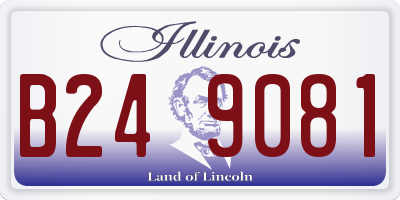 IL license plate B249081