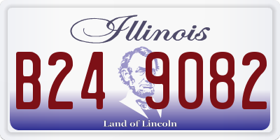IL license plate B249082