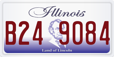 IL license plate B249084