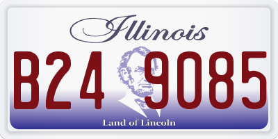 IL license plate B249085