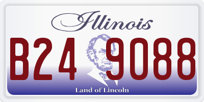 IL license plate B249088