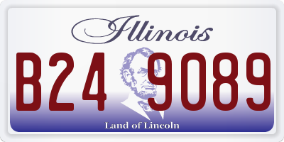 IL license plate B249089
