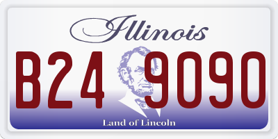 IL license plate B249090