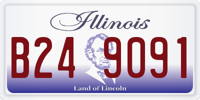 IL license plate B249091
