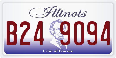 IL license plate B249094