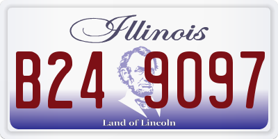IL license plate B249097