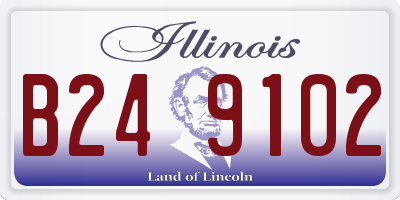 IL license plate B249102