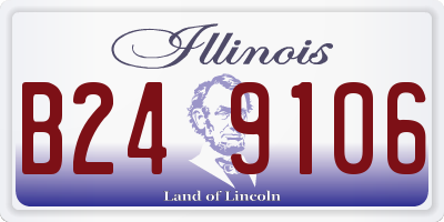 IL license plate B249106