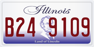 IL license plate B249109