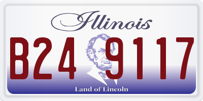 IL license plate B249117