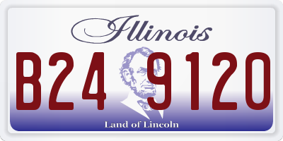 IL license plate B249120