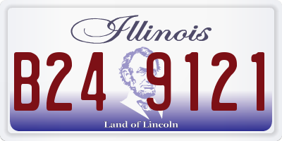IL license plate B249121