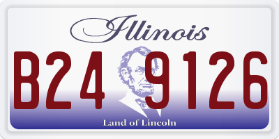 IL license plate B249126