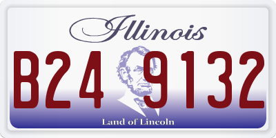 IL license plate B249132