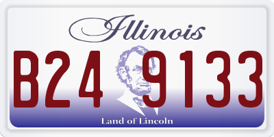 IL license plate B249133