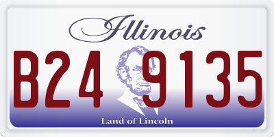IL license plate B249135