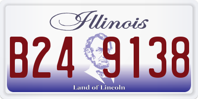 IL license plate B249138