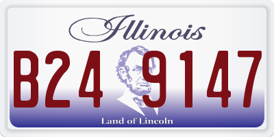 IL license plate B249147