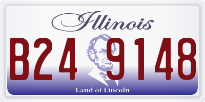 IL license plate B249148