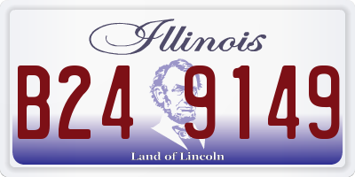 IL license plate B249149