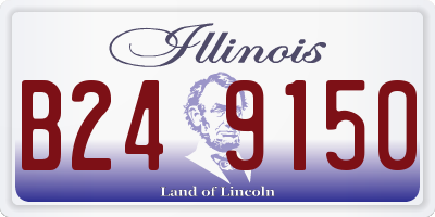IL license plate B249150