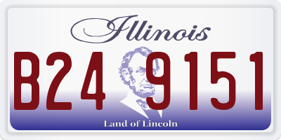 IL license plate B249151