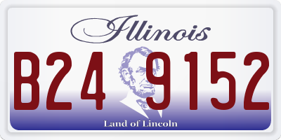 IL license plate B249152
