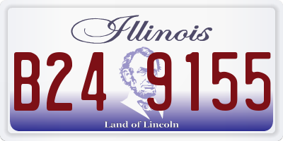 IL license plate B249155