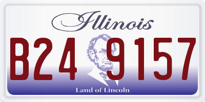 IL license plate B249157