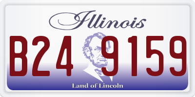 IL license plate B249159