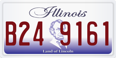 IL license plate B249161