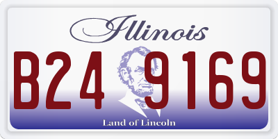 IL license plate B249169