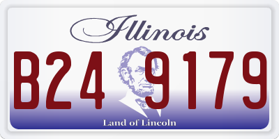 IL license plate B249179