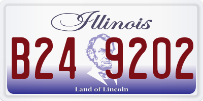 IL license plate B249202