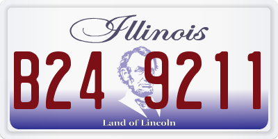 IL license plate B249211
