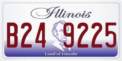IL license plate B249225