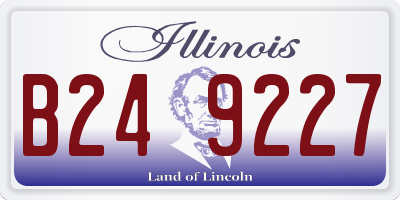 IL license plate B249227