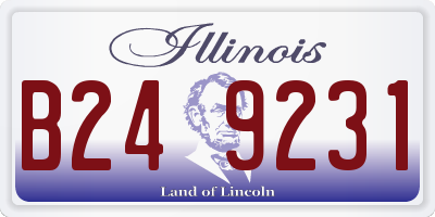 IL license plate B249231