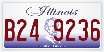 IL license plate B249236