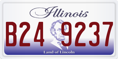 IL license plate B249237