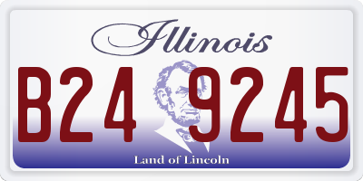 IL license plate B249245
