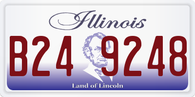 IL license plate B249248