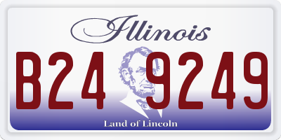 IL license plate B249249