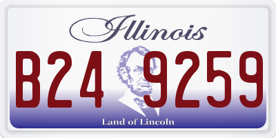 IL license plate B249259